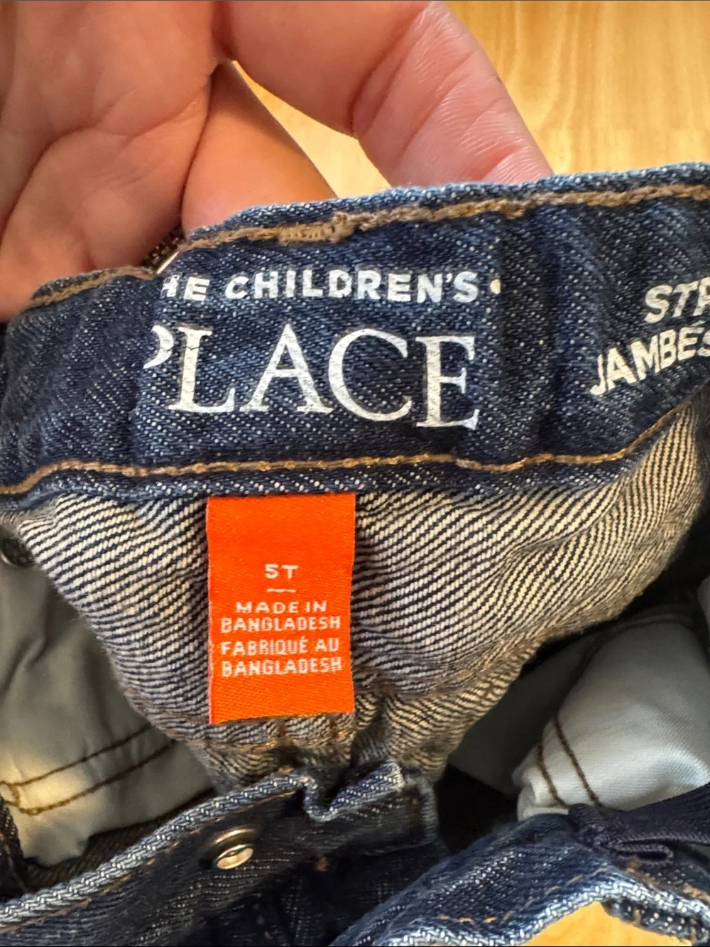 The Children’s Place Kids Blue Denim Jeans Bundle - Straight Leg 5T